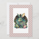 Personalisiertes Osterei-Zertifikat der Kinder Einladung (Rückseite)