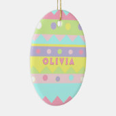 Personalisiertes Ostereier Keramik Ornament (Rechts)