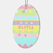 Personalisiertes Ostereier Keramik Ornament (Links)