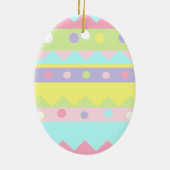 Personalisiertes Ostereier Keramik Ornament (Hinten)