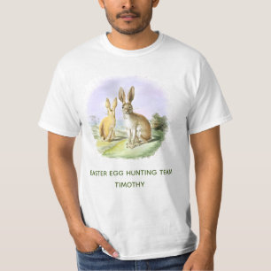 Personalisiertes Ostereierjagdteam Bunny Men's T T-Shirt