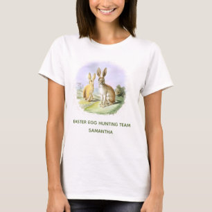 Personalisiertes Ostereierjagdteam Bunny Women's T-Shirt