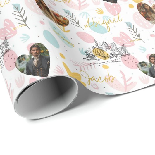 Personalisiertes Osterfeierungspapier Geschenkpapier (Rolleneckpunkt)