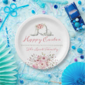 Personalisiertes Osterfest Party Abendessen Pappteller (Party)