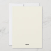 Personalisiertes Ostergebirge Feiertagskarte (Rückseite)