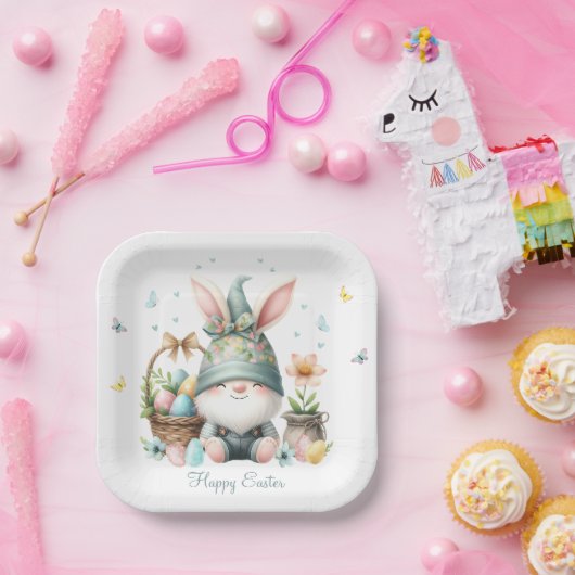 Personalisiertes Ostergebirge Pappteller (Party)