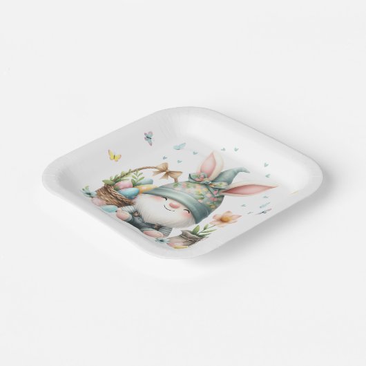 Personalisiertes Ostergebirge Pappteller (Gewinkelt)