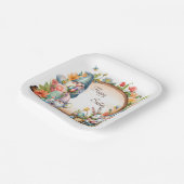 Personalisiertes Ostergebirge Pappteller (Gewinkelt)