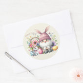 Personalisiertes Ostergebirge Runder Aufkleber (Umschlag)