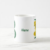 Personalisiertes Osterglocken-Monogramm Anfangsbuc Kaffeetasse (Mittel)