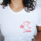 Personalisiertes Osterhase Shirt mit Namen