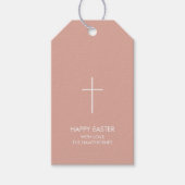 Personalisiertes Osterkreuz Geschenkanhänger (Vorderseite)