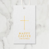 Personalisiertes Osterkreuz Geschenkanhänger (Vorderseite)