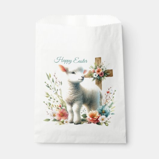 Personalisiertes Osterlamm Geschenktütchen (Vorderseite)