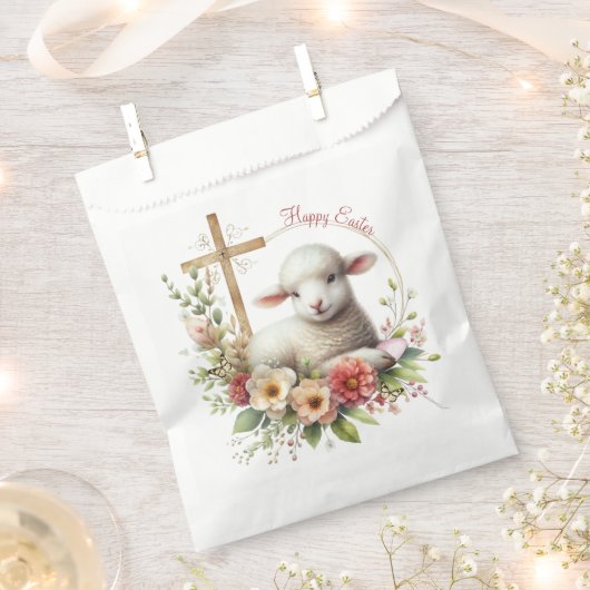 Personalisiertes Osterlamm Geschenktütchen (Ausgeschnitten)