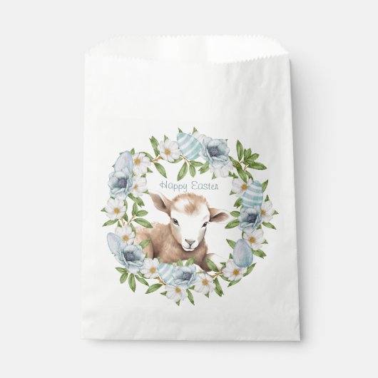 Personalisiertes Osterlamm Geschenktütchen (Vorderseite)