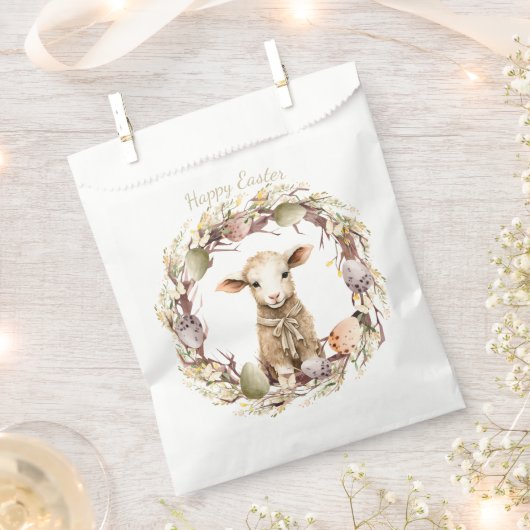 Personalisiertes Osterlamm Geschenktütchen (Ausgeschnitten)