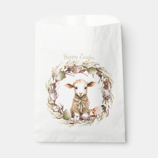 Personalisiertes Osterlamm Geschenktütchen (Vorderseite)
