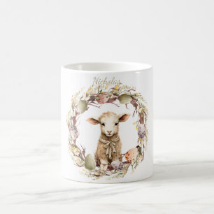 Personalisiertes Osterlamm Kaffeetasse
