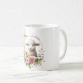 Personalisiertes Osterlamm Kaffeetasse (VorderseiteRechts)