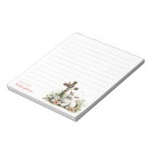 Personalisiertes Osterlamm Notizblock (Rotiert)