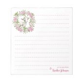 Personalisiertes Osterlamm Notizblock (Vorderseite)