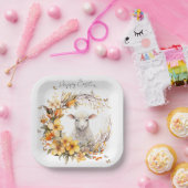 Personalisiertes Osterlamm Pappteller (Party)