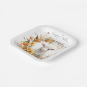 Personalisiertes Osterlamm Pappteller (Gewinkelt)