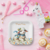 Personalisiertes Osterlamm Pappteller (Party)