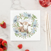 Personalisiertes Osterlamm Serviette (Beispiel)