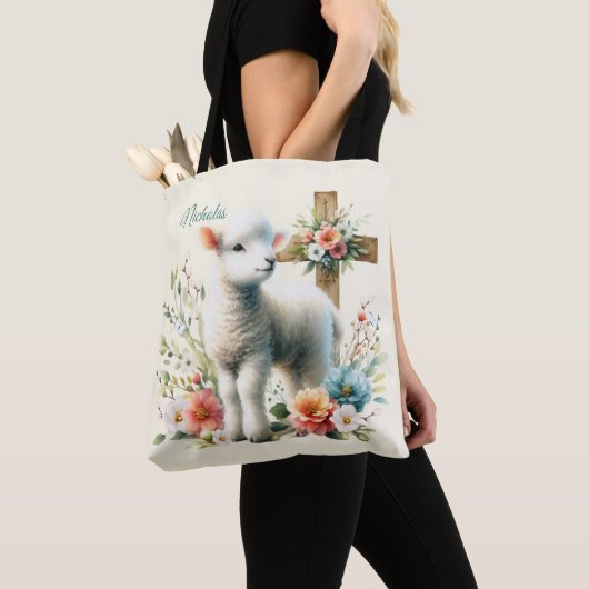 Personalisiertes Osterlamm Tasche (Von Nahem)