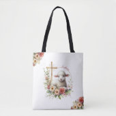 Personalisiertes Osterlamm Tasche (Vorderseite)