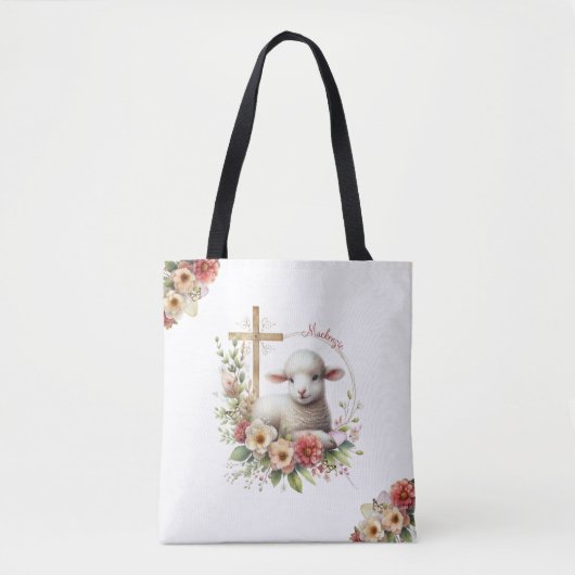 Personalisiertes Osterlamm Tasche (Vorderseite)
