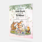 Personalisiertes Ostern Brunch Acryl Willkommenssc Acrylschild (Winkel)