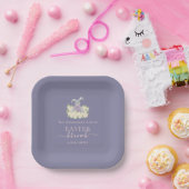 Personalisiertes Ostern-Frühstück und Ostereiersuc Pappteller (Party)
