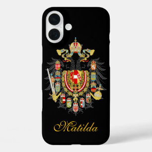 Personalisiertes Österreich Ungarn Reich iPhone 16 Plus Hülle