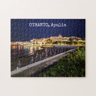 Personalisiertes Otranto bei Nacht, Apulien, Itali Puzzle