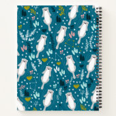 Personalisiertes Otter-Notebook für Kinder Notizblock (Rückseite)