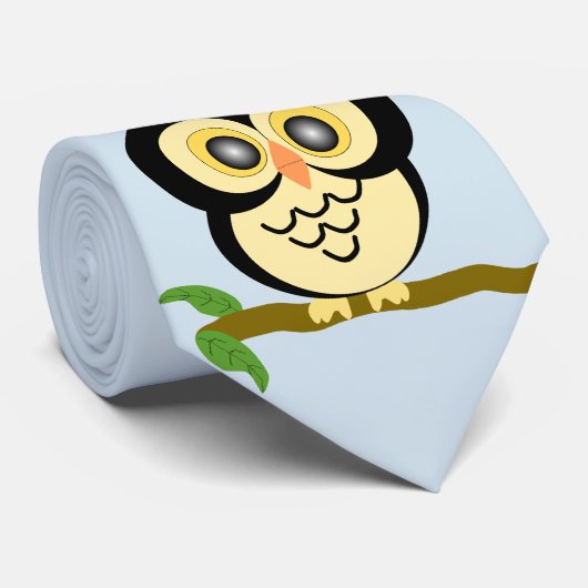 Personalisiertes Owl-Design Krawatte (Gerollt)