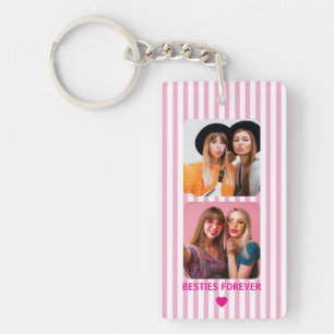 Personalisiertes Paar-Foto Freund Beste Freunde St Schlüsselanhänger
