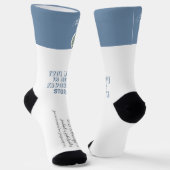 Personalisiertes Paar Foto Liebe Verlobung Socken (Gewinkelt)