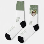 Personalisiertes Paar Foto Liebe Verlobung Socken (Linkes Detail)