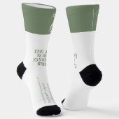 Personalisiertes Paar Foto Liebe Verlobung Socken (Gewinkelt)
