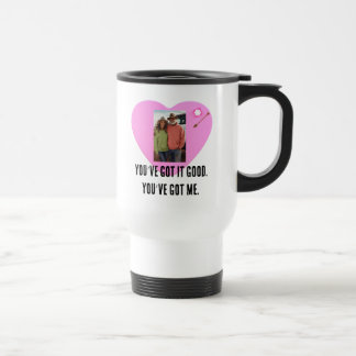 Personalisiertes Paar-Foto You've Got Me Zitat Reisebecher