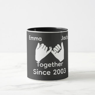 Personalisiertes Paar mit benutzerdefinierten Name Tasse