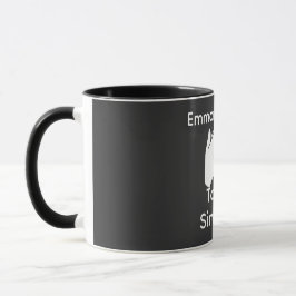 Personalisiertes Paar mit benutzerdefinierten Name Tasse