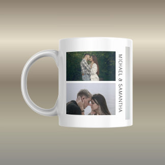 Personalisiertes Paarfoto-Geschenk Kaffeetasse
