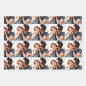 Personalisiertes Paarfoto Geschenkpapier Set (Vorderseite 2)