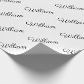 Personalisiertes Packpapier (Ecke)