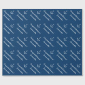 Personalisiertes Packpapier | Anker (Flach)